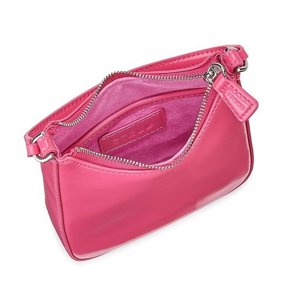 Staud Mini Alec Convertible Leather Top Handle Bag in Blossom - Picture 4 of 8